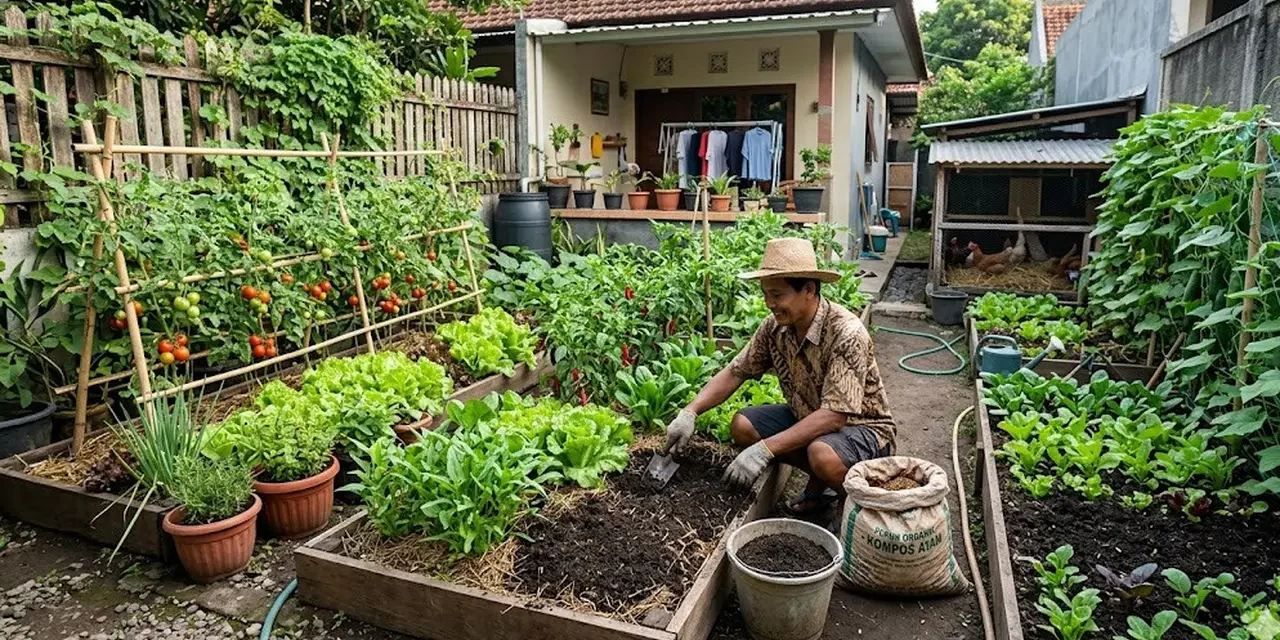 Kebun Organik: Cara Menanam Memperhatikan Kondisi Tanah