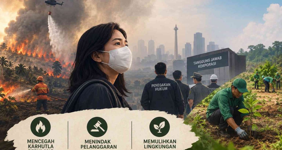 Tantangan Memulihkan Lingkungan Dan Mengendalikan Asap