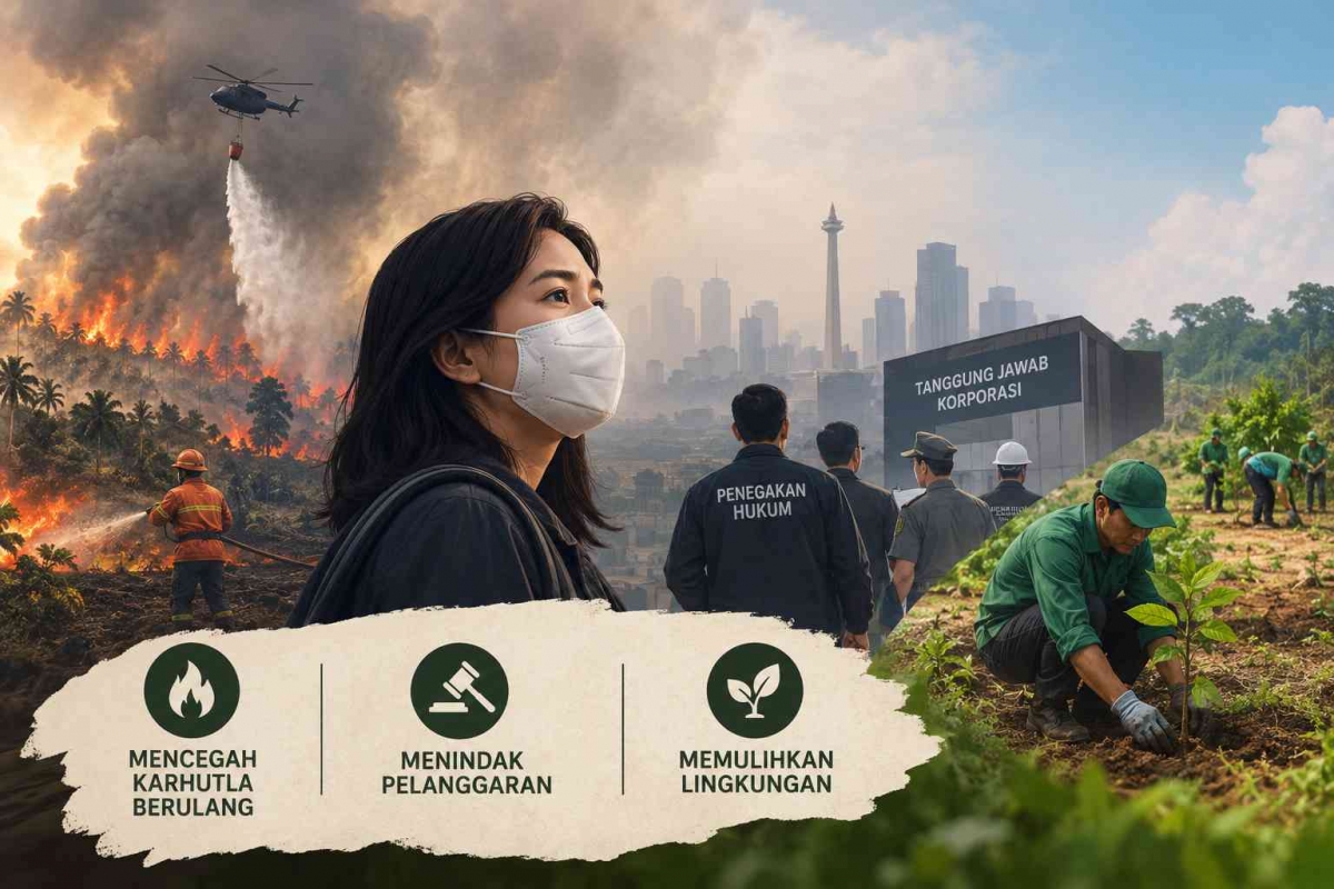 Tantangan Memulihkan Lingkungan Dan Mengendalikan Asap
